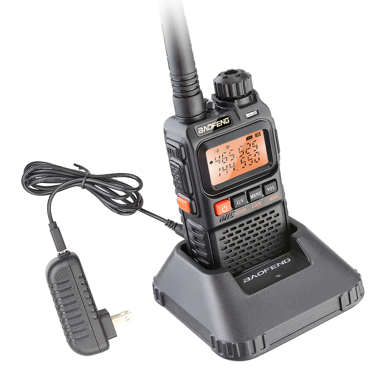 Рация дальнего действия BAOFENG BF UV-3R plus Ham VHF UHF Radio