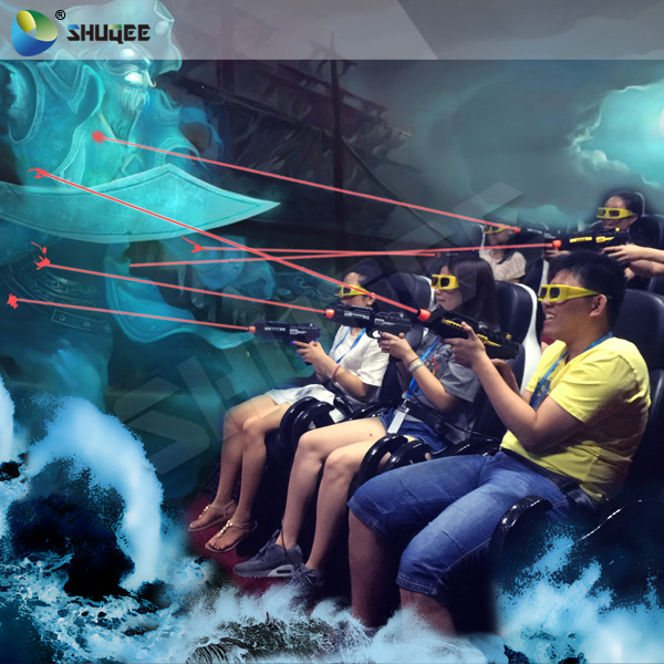Профессиональный интерактивный игровой автомат для мультиплеера 7D от поставщика SHUQEE