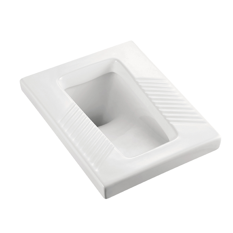 Chaozhou Factory Price Modern Design Small Size Squatting Pan Toilet with S Trapway
