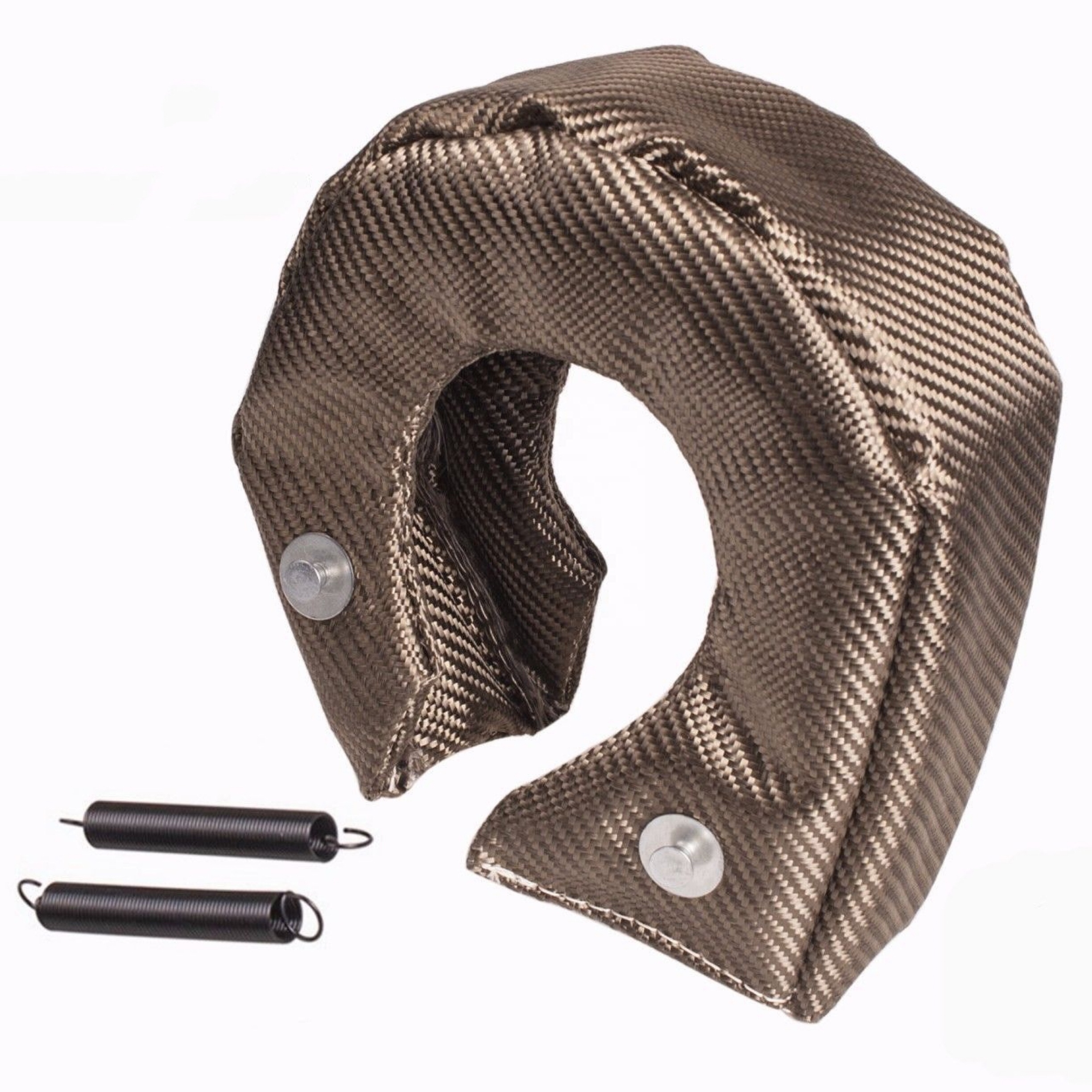 T4 Titanium Glass Fiber Turbocharger Blanket Heat Shield Barrier Turbocharger Cover Wrap