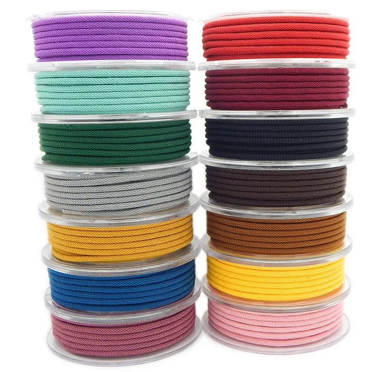 factory direct free sample 3/4mm Practical multiple colors Chinese Knot Cord Milan line