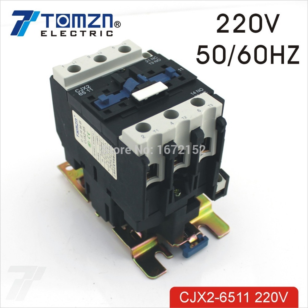CJX2 6511 контактор переменного тока LC1 65A 220 В 50 Гц/60 Гц