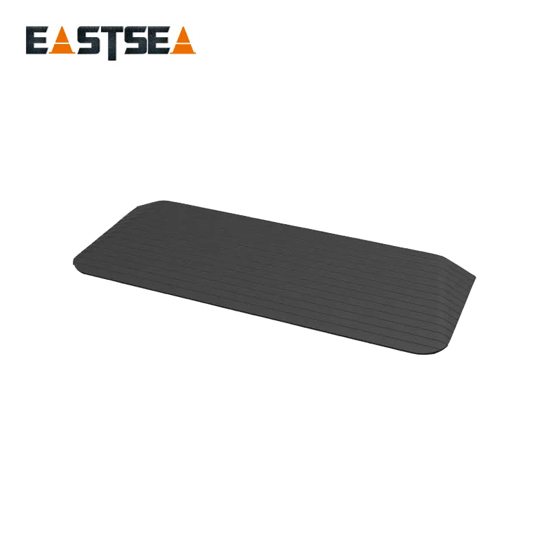 Ali baba Black Road Safety Durable Rubber Threshold Ramp