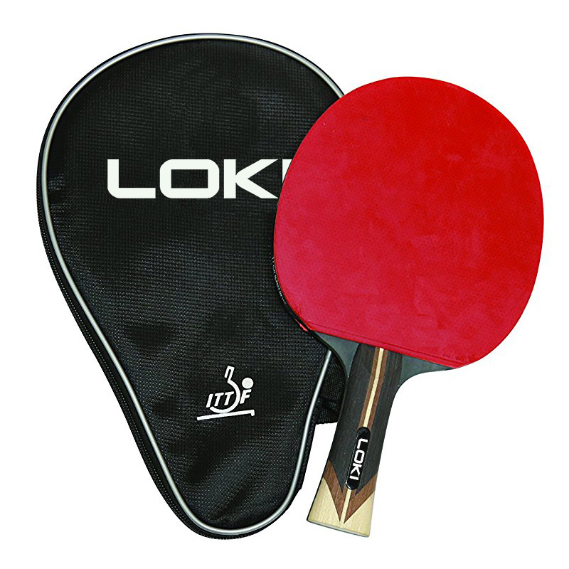 OEM 7 ply чистого дерева quick attack и петли ITTF утвержден профессиональный настольный теннис ракетки комплект