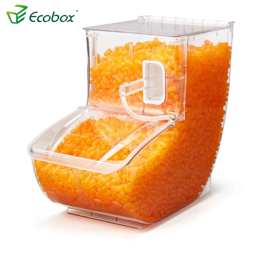 Ecobox, лидер продаж, высокая прозрачность, для конфет, орехов, семена, порошковый контейнер, большие емкости для супермаркетов