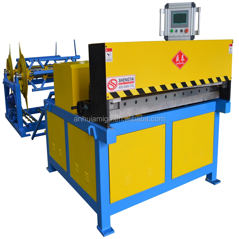 2018 New style Super auto square duct production line 2 pipe tube making machine