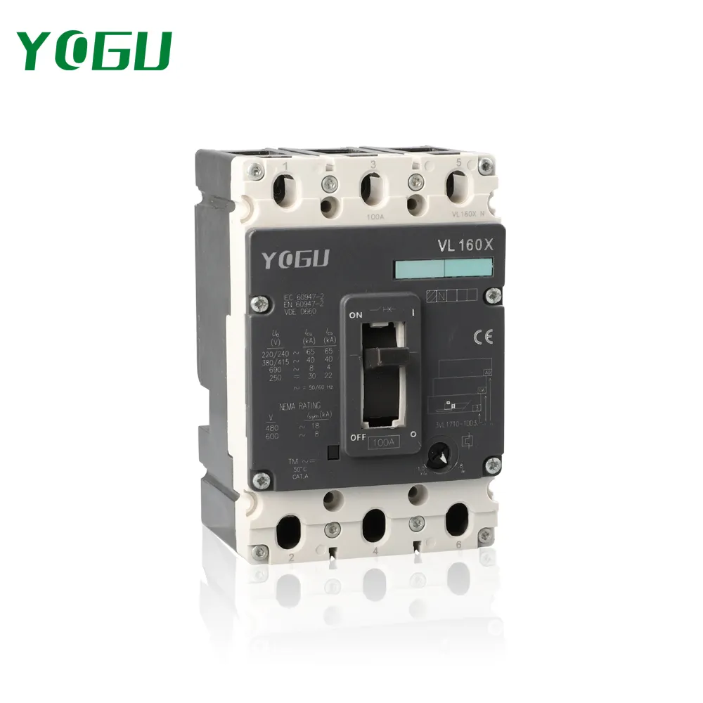 3VL VL250/3VL3 3P 4P 80 to 250A 690V Molded Case Circuit Breaker MCCB