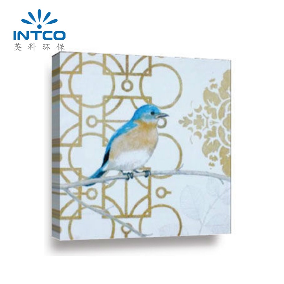 INTCO домашний декор 23x23 дюймов птица бабочка Холст Картина маслом