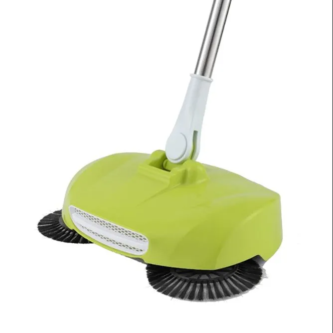 Swivel Cleaning Spin Broom Manual Floor Sweeper