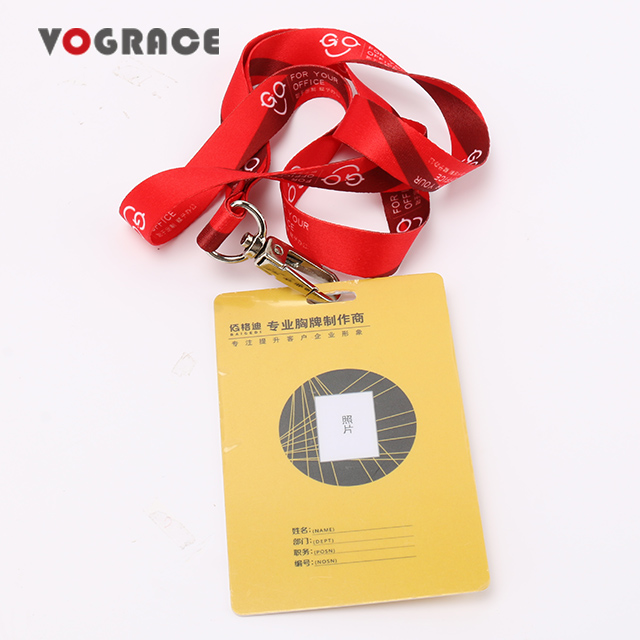 Vograce, модный нейлоновый шнурок на шею для удостоверения личности