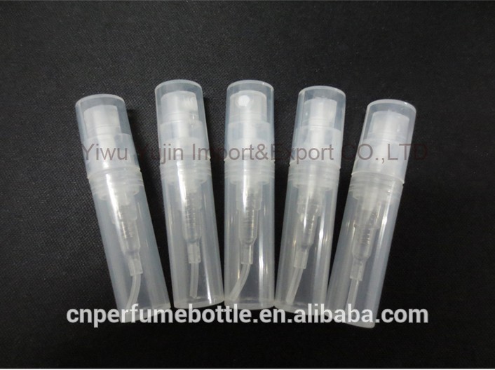 2ml мини-одноразовую пластиковую бутылку спрей для испытания