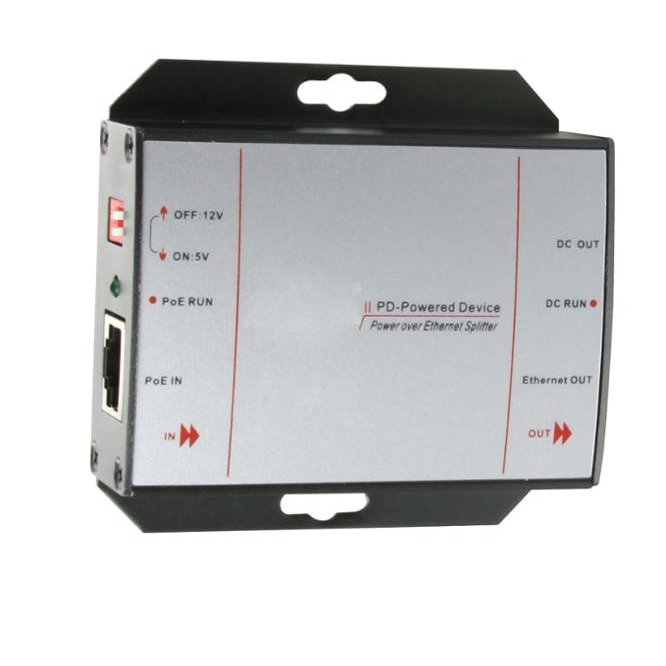 10/100/1000 м PoE Splitter DC 5 В/12 В
