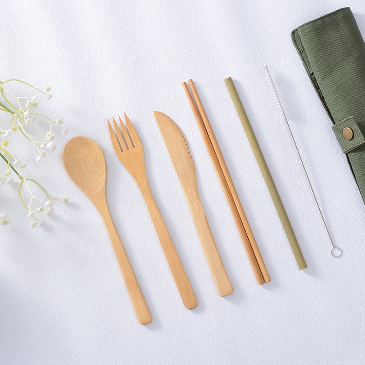 Factory Price Travel Cutlery Set Reusable Cutlery Travel Set