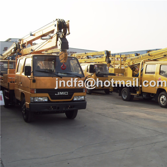 JMC telescopic boom hight platform truck folding arm