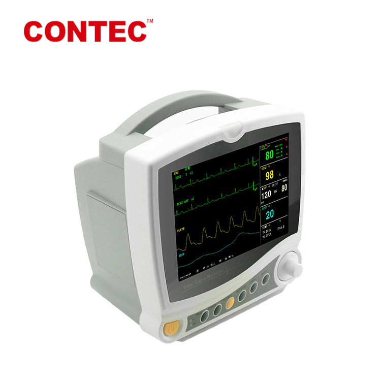 Всего 1 месяц! CONTEC CMS6800 CE сертификат 8 "многопараметрический монитор кровяного давления для пациента ЭКГ