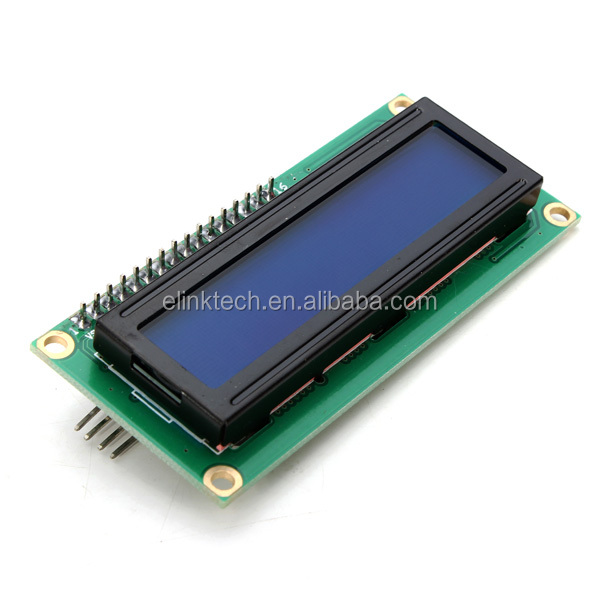 Модуль LCD1602 + I2C LCD 1602 синий с адаптером пластины IIC/I2C lcd1602 I2C