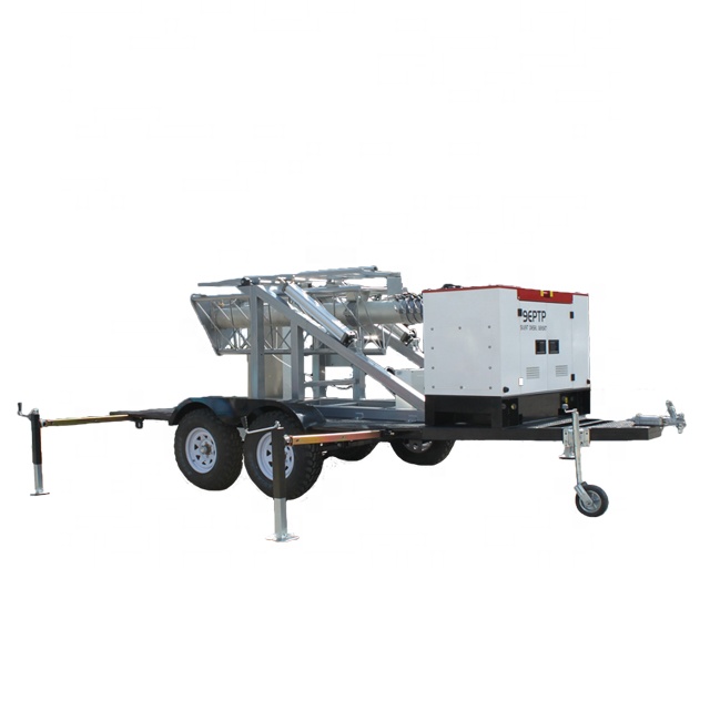 19m aluminum and Galvanized mast Trailer