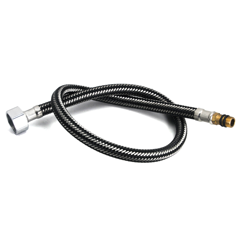 Сильфоння подводка для газа и воды TIM (редукционная) 30- 200 cм, 1/2" гайка - штуцер, арт