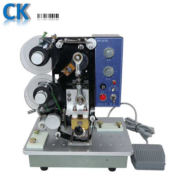 Coditeck H p241b Горячая фольга штамповка Дата Код полуавтоматическая этикетка кодирование принтер машина