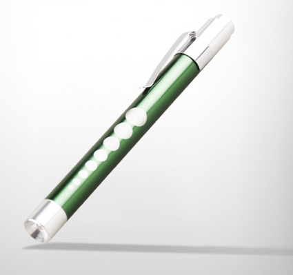Горячая Распродажа нержавеющая сталь Penlight медицинский маленький фонарик желтый свет белый свет мини-осмотр медсестра ухо, нос и горло