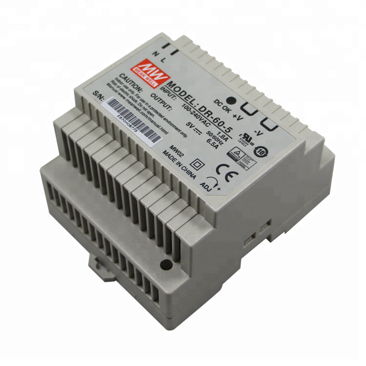 DR-60-12 60W din-рейка с одним выходом Промышленный источник питания Meanwell 12V 4.5A Smps