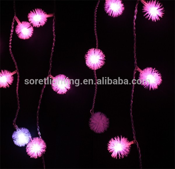 2015 новый! одуванчика струнные свет сосулька свет занавес свет 20m200LED 30M300LED