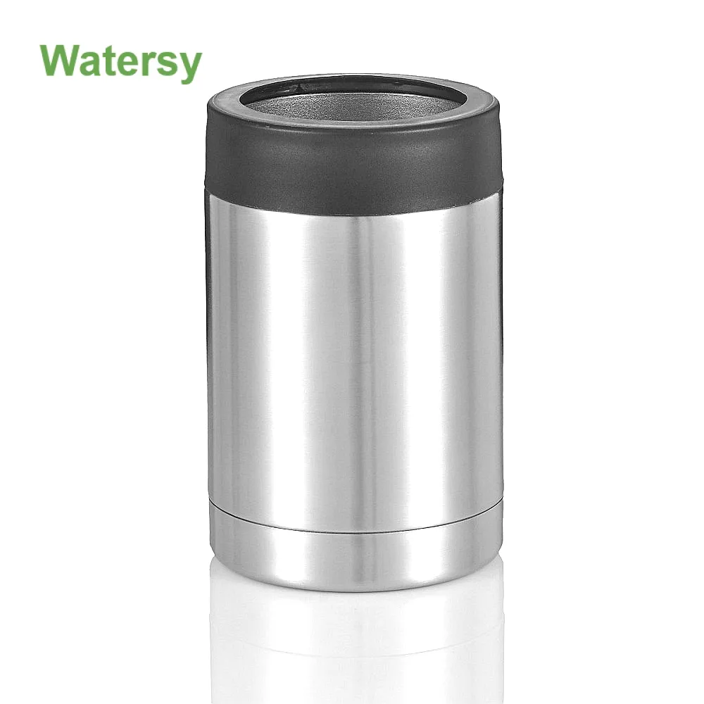 custom 16oz Double Wall Stainless steel vacuum insulated Can Cooler