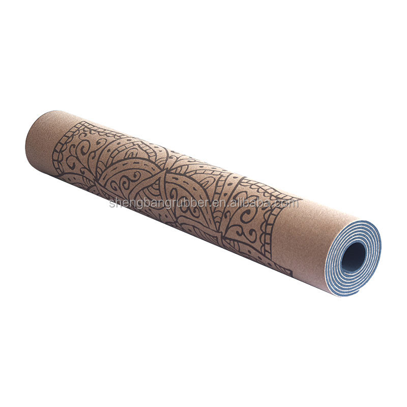 Top Selling Products in Alibaba Vegan Yoga Mat Eco-friendly Natural Cork Yoga Mat