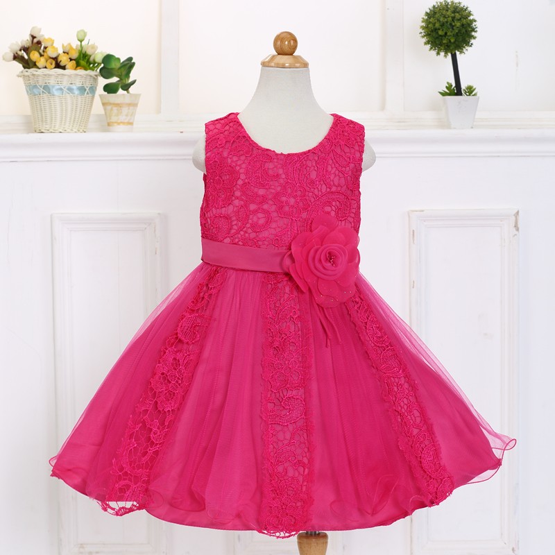 Wholesale Kids Clothes 3 Year Old Girls Kids Wedding Dresses L015