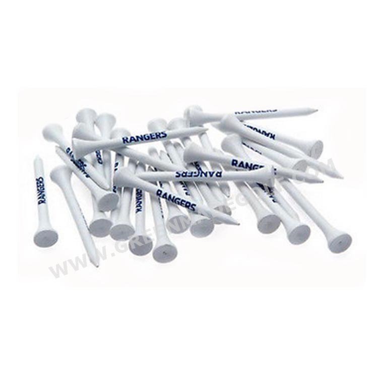 Special golf tees print, brand wooden golf tees