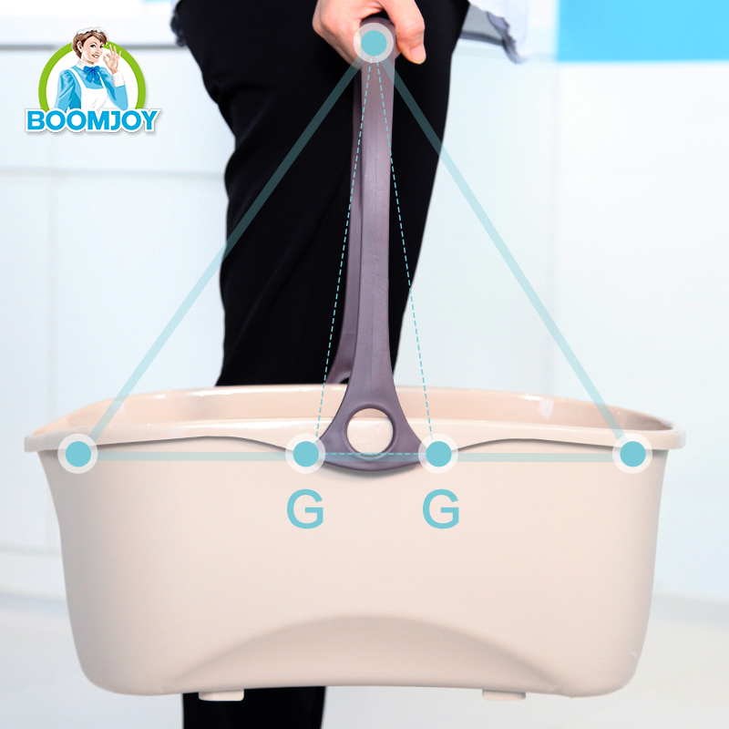 BOOMJOY Многофункциональный пластиковое ведро для швабры для уборки дома Q8