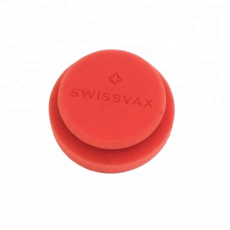 Car Care Tools Chop Shape Sponge With Logo Wax Stamp Waxing Detailing Dressing Applicator Pad