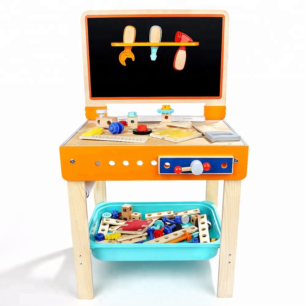 Топ яркие дети ролевые игры 2 в 1 workbench инструмент настольные игрушки 150181