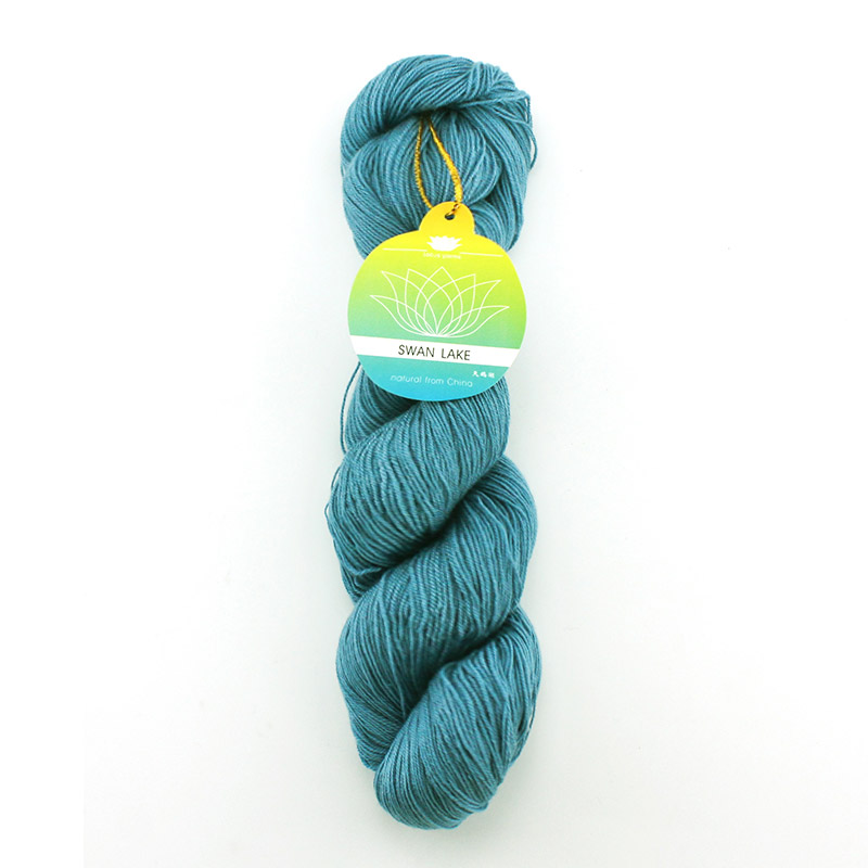 Lotus Yarn swan lake кашемировая Смешанная кружевная шерстяная пряжа