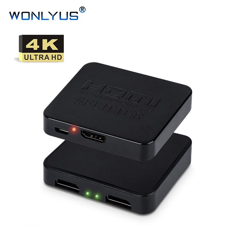 HDMI 1,4 разветвитель 1x2, 1 в 2 из HDMI усилитель коммутатор коробка концентратор Поддержка 4 к X 2 к 3D 2160 p 1080 p (HDMI разветвитель 1x2)