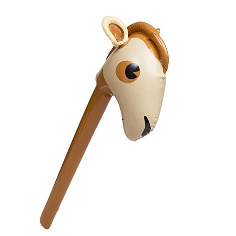 PVC inflatable bang bang stick with animal head Inflatable animal mallet