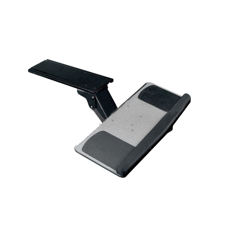 Ergonomic office furniture metal under desk keyboard tray