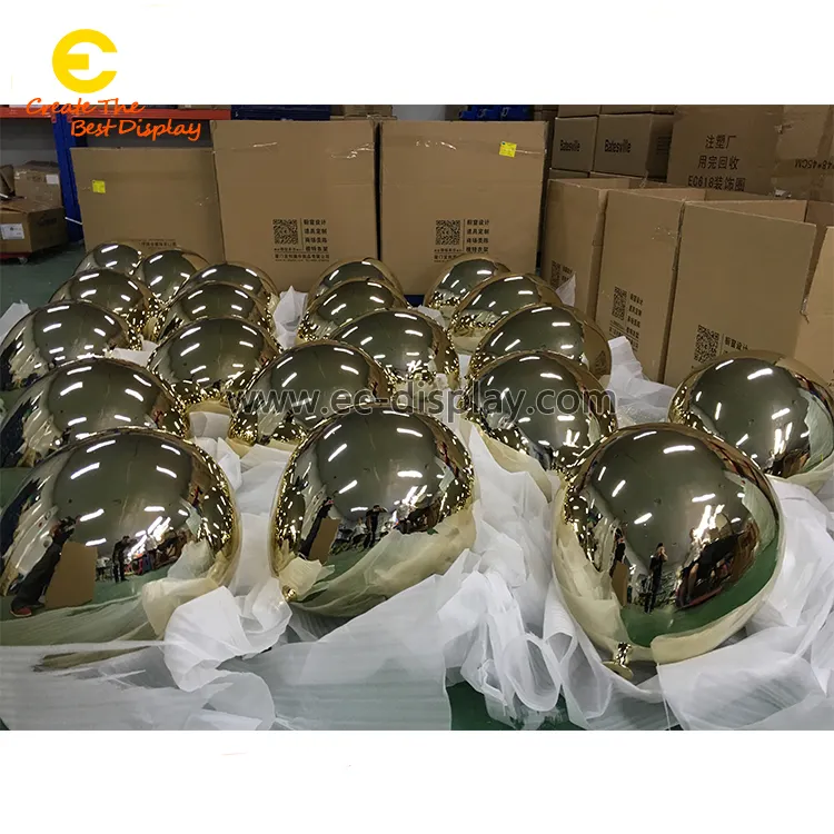 store window display decor props hot selling golden balloon visual display promotion