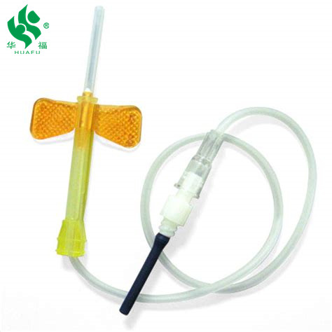 Disposable safty vacuum blood collection needle Plastic straight needle
