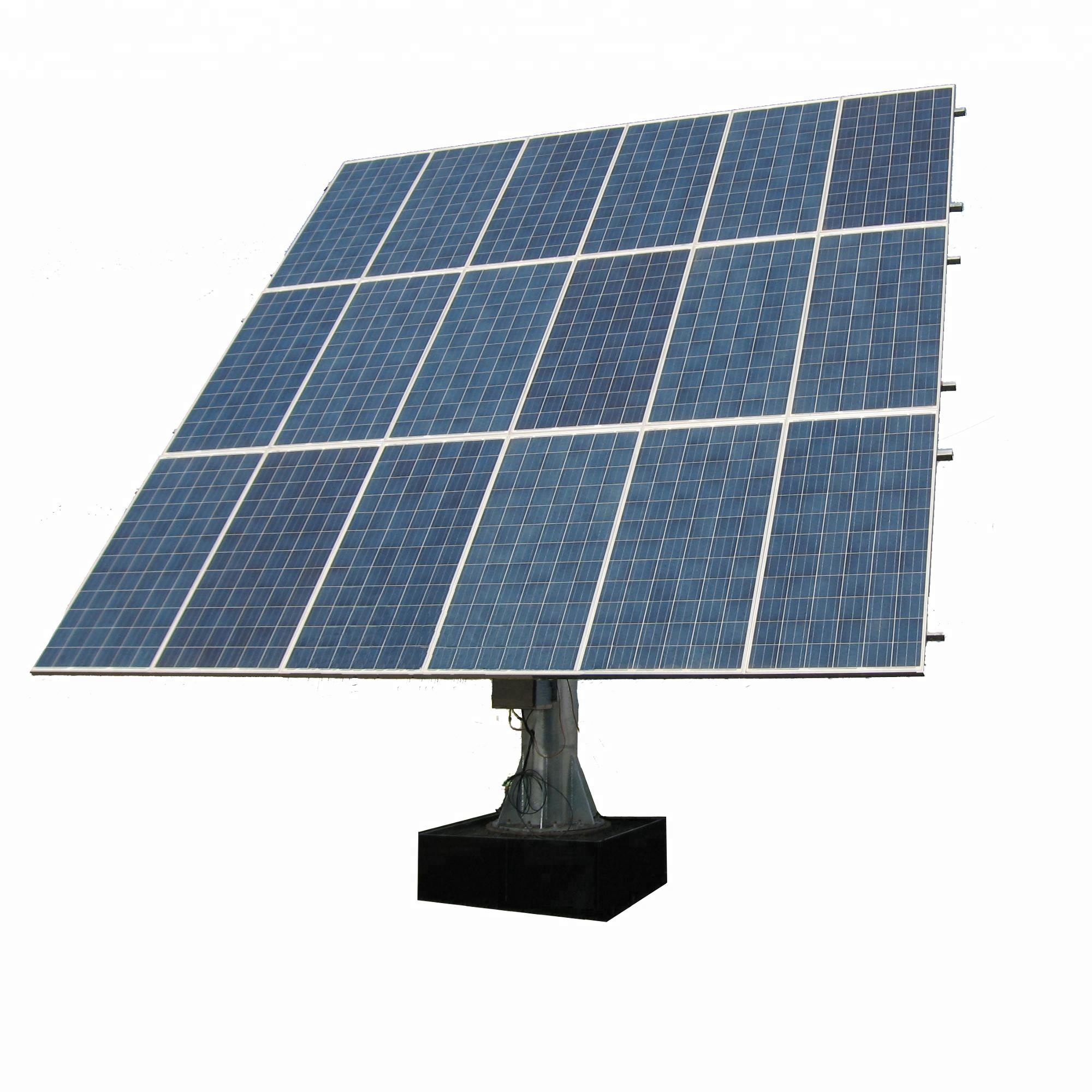 Коммерческий 5kw двойной оси солнечной панели системы слежения sun tracker Системы Улавливателя солнечной энергии с 5 кВт с двумя осями для монтажа на солнечной батарее suiveur solaire 2 осями