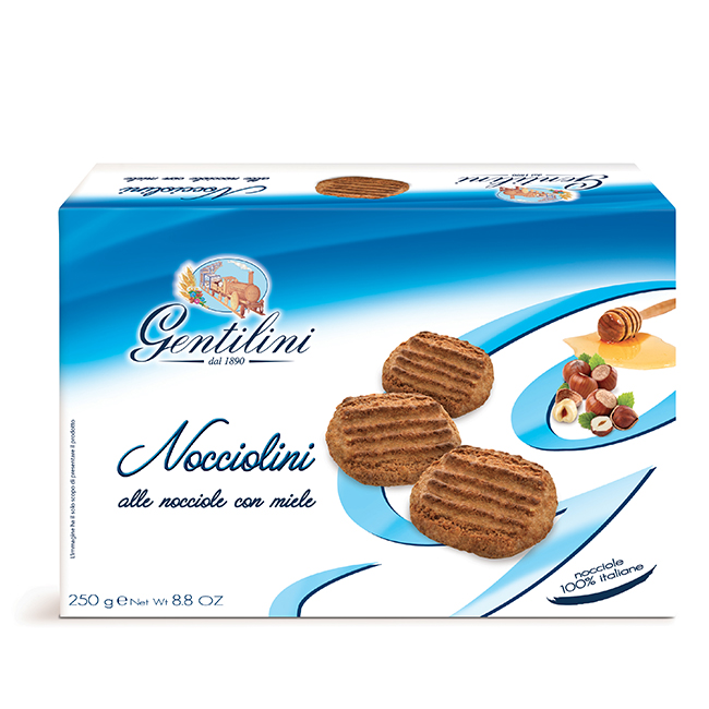 Оптовая продажа, итальянское печенье Nocciolini, Бисквитное печенье Nocciolini с Лесным Орехом и медом, хрустящее печенье весом 0,25 кг