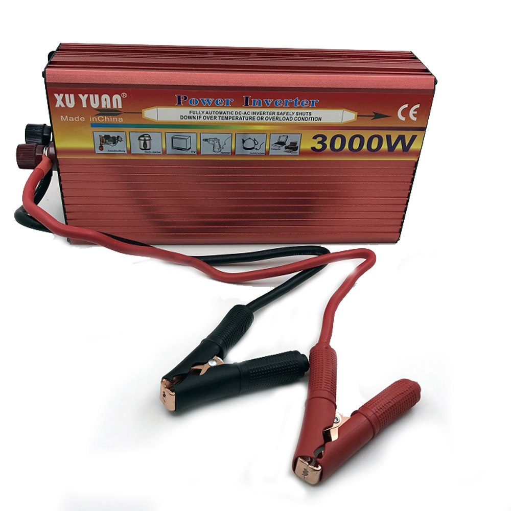 Автомобильный Инвертор 1500W 12 V 220 V DC 12 v к переменному току 220 v автомобиля выключатель питания бортовой Инвертор адаптер конвертер
