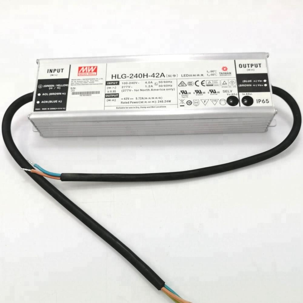 HLG-240H-42A 240 Вт 42 В ток и vollatge Регулируемый Выход meanwell светодио дный драйвер