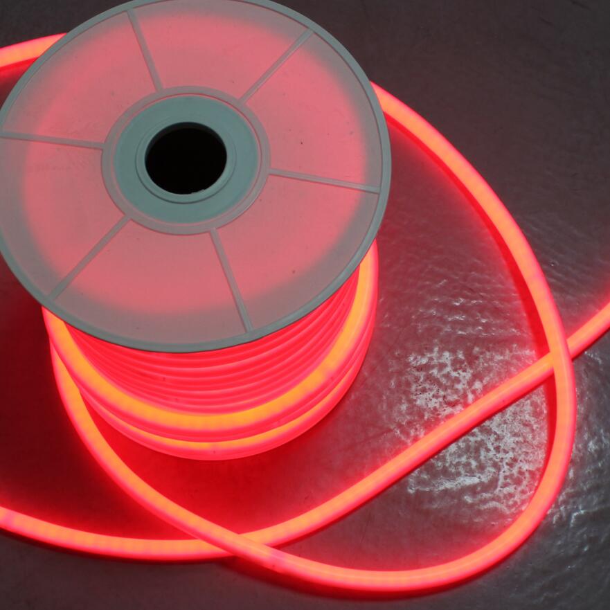 50 м 12В Круглый Неон flex rgb 360 неоновая силиконовая трубка 5050 smd светодиодные полосы