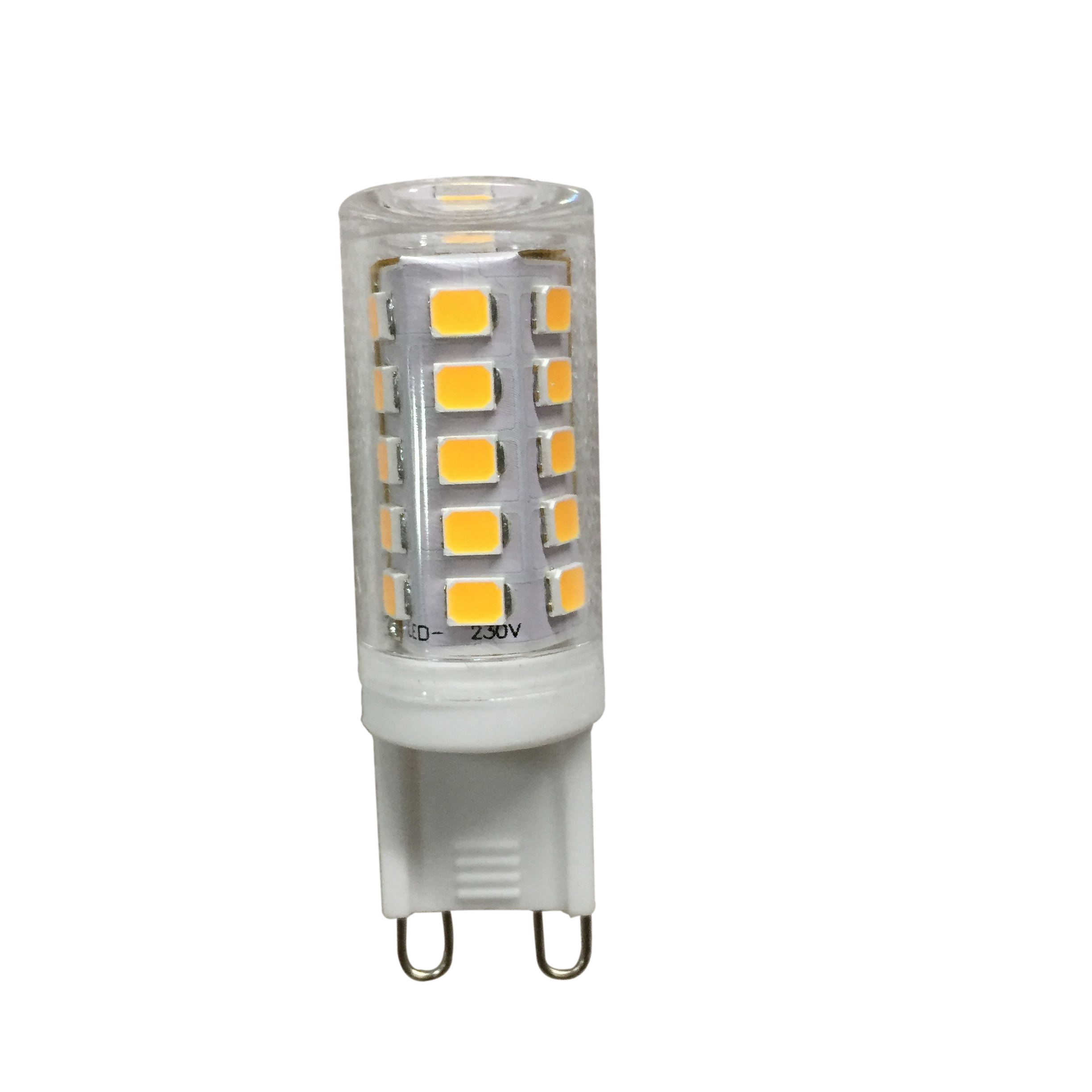 Без мерцания ra80 2835SMD 15,5*44,5 мм 230v 2w мини 3 шаг с регулируемой яркостью Светодиодная лампа g9