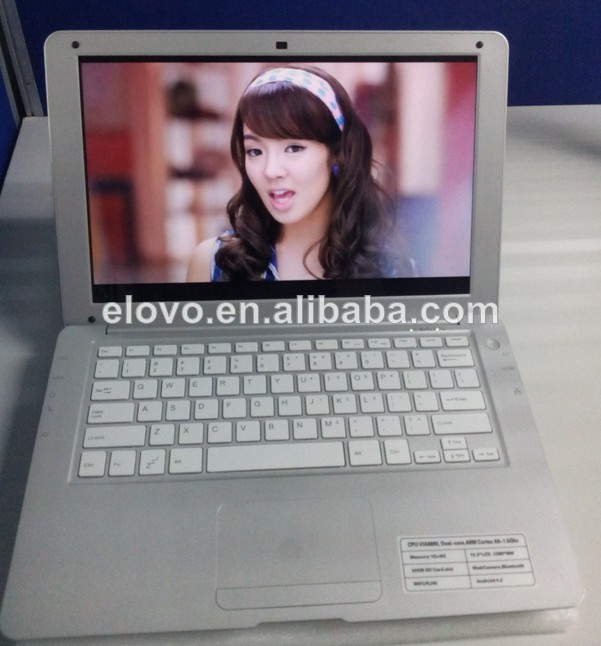 последние! 13.3" записная книжка- ноутбук 8gb- андроид 4.2 ос via8880 двухъядерный беспроводной- в ленты