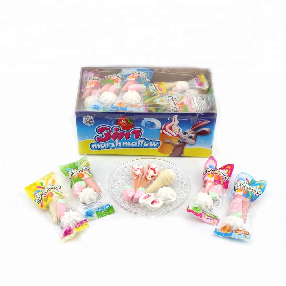 Халяль 3 в 1 Marshmallow в упаковке (мороженое, клубника, облако)