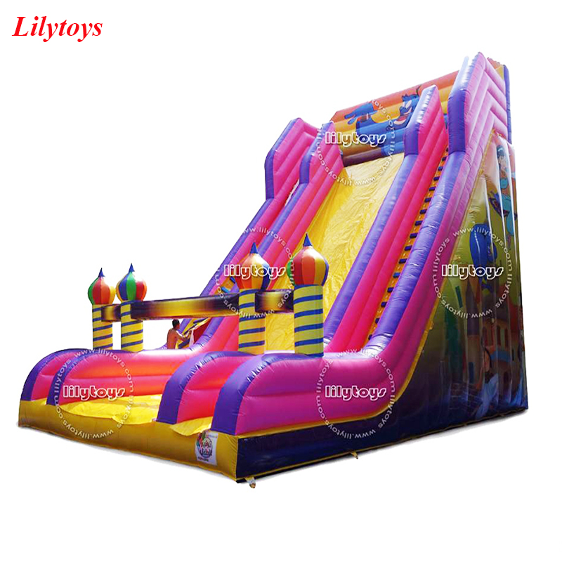 Lilytoys дешевый надувной батут горка гигантская надувная горка надувная сухая горка