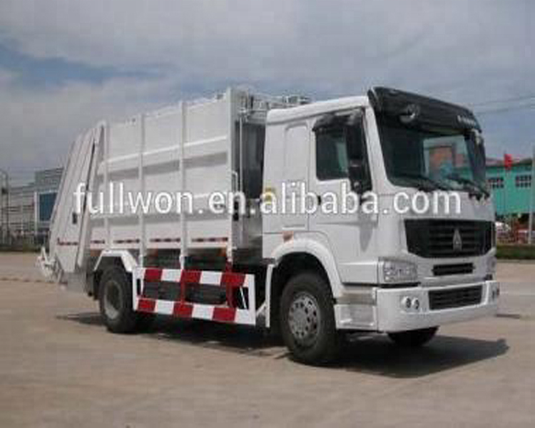SINOTRUK japan used garbage truck in discount TI878081US