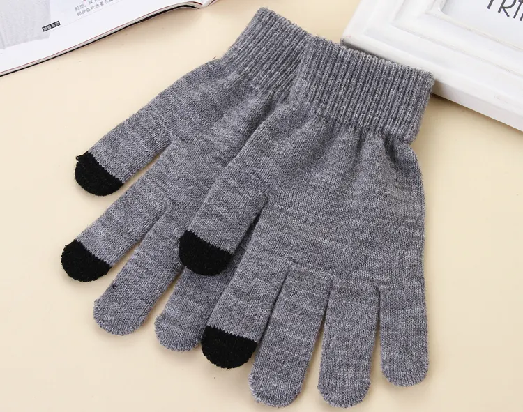 Custom Magic Cute Knit Winter Warm Touch Screen Glove for Children